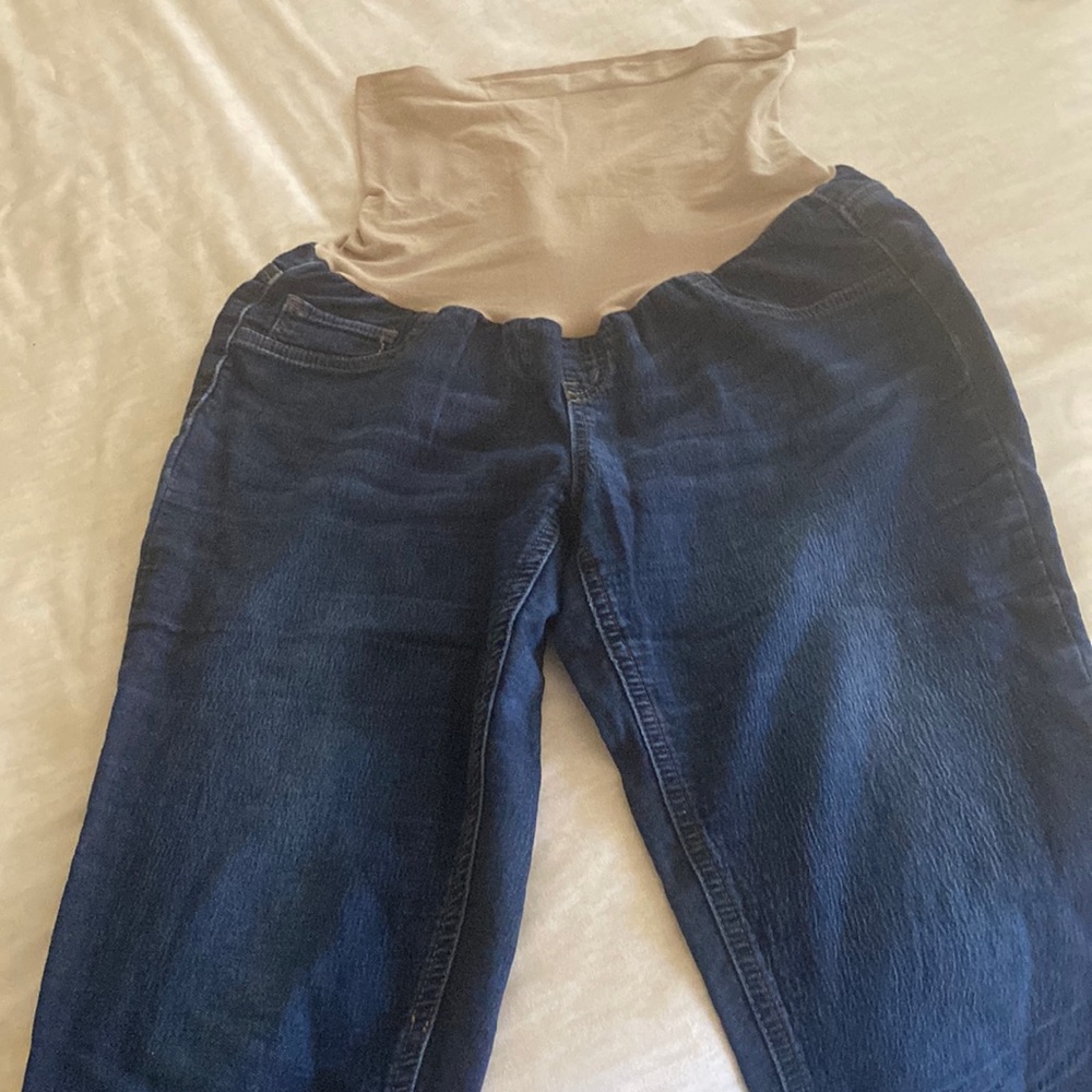 Maternity jeans indigo blue